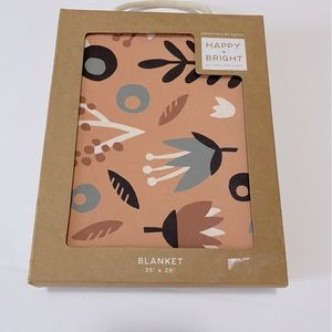 Primitives by Kathy Happy + Bright  floral 35”x29” blanket